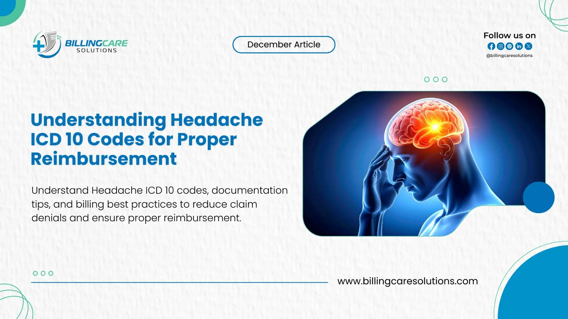 Understanding Headache ICD 10 Codes | Billing Care Solutions