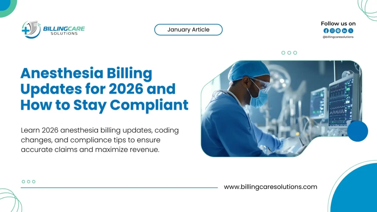 Anesthesia Billing Updates 2026 | Compliance Guide