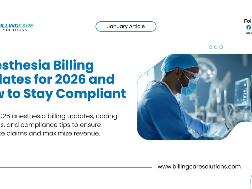 Anesthesia Billing Updates 2026 | Compliance Guide