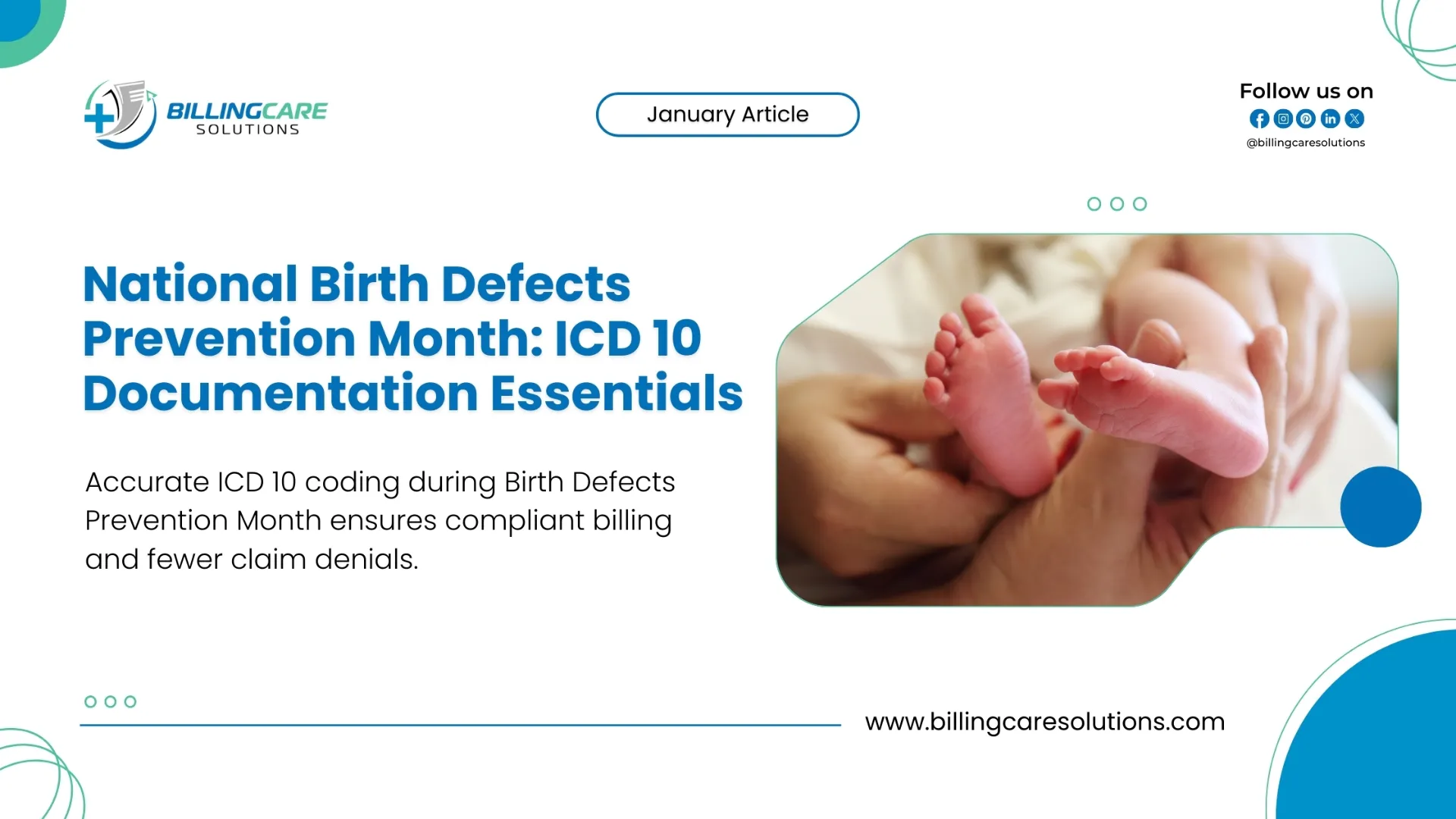 National Birth Defects Prevention Month | Billing Care Solutions