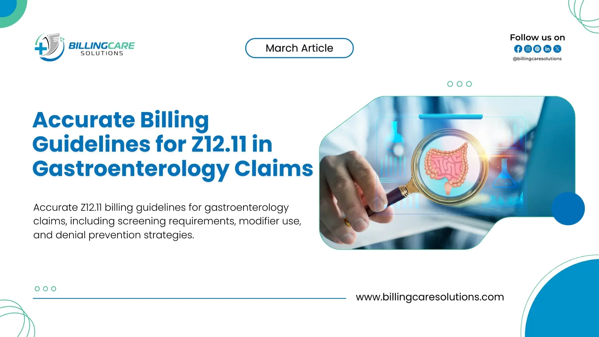 Z12.11 Billing Guide | Billing Care Solutions