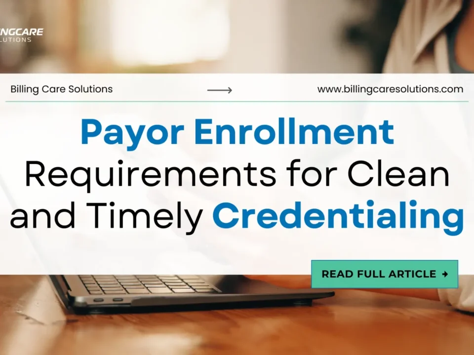 Payor Enrollment Complete Guide | Billing Care Solutions