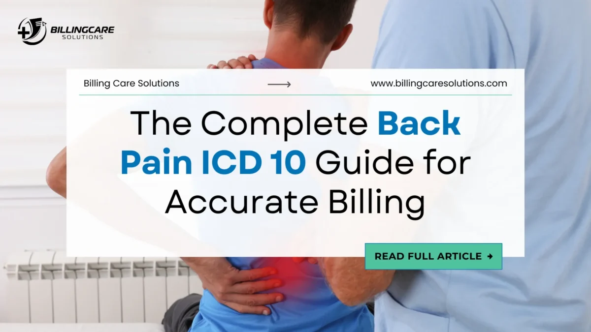 Back Pain ICD 10 Code | Billing Care Solutions