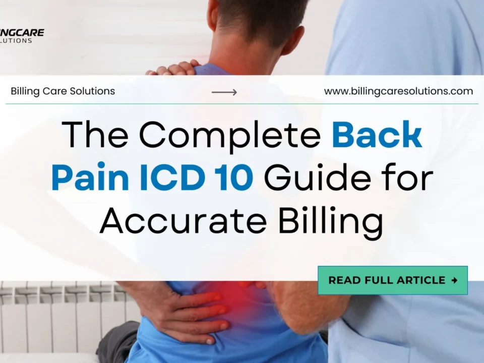 Back Pain ICD 10 Code | Billing Care Solutions