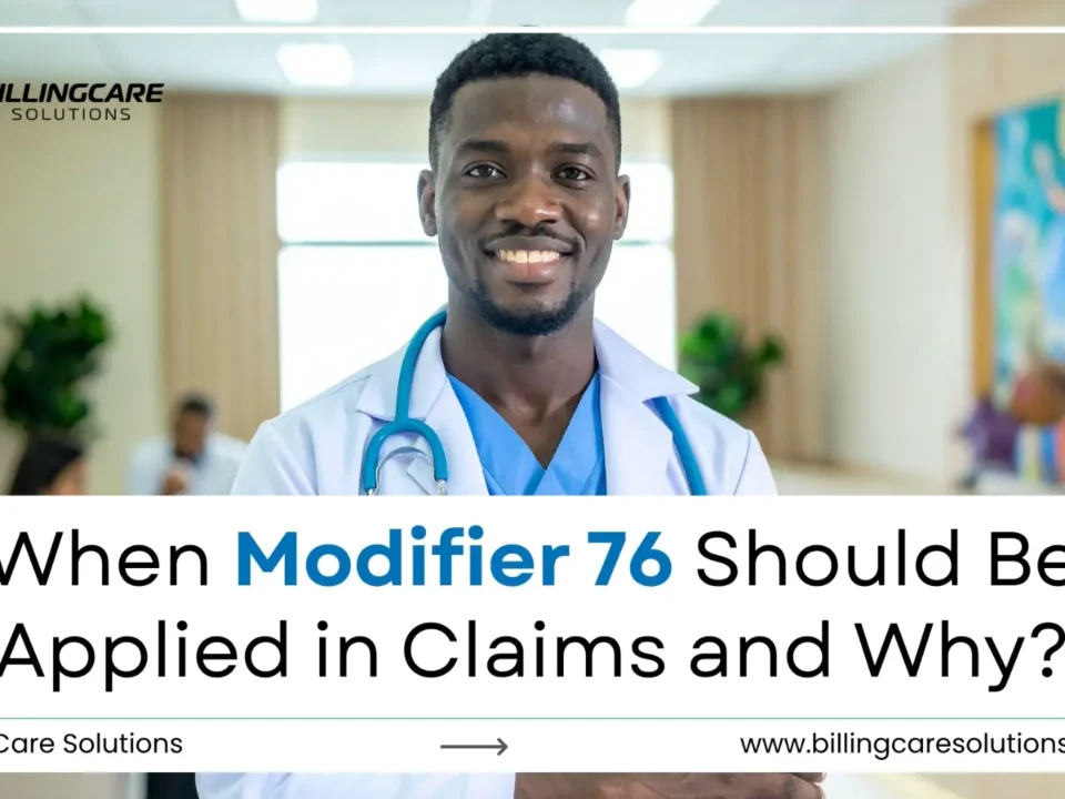 Modifier 76 in medical claims | Billing Care Solutions