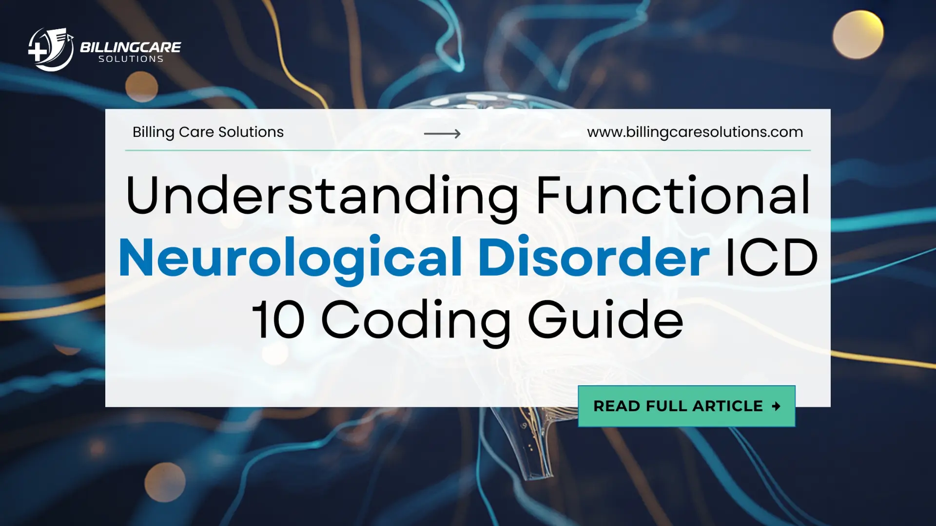 Functional Neurological Disorder ICD 10  | Billing Care Solutions
