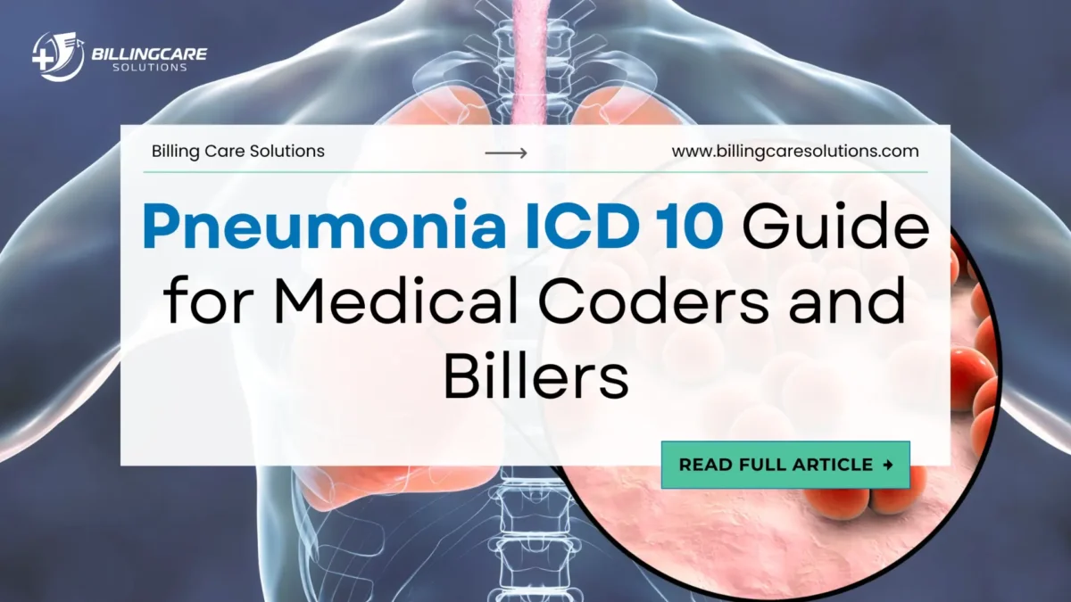 Pneumonia ICD 10 | Billing Care Solutions
