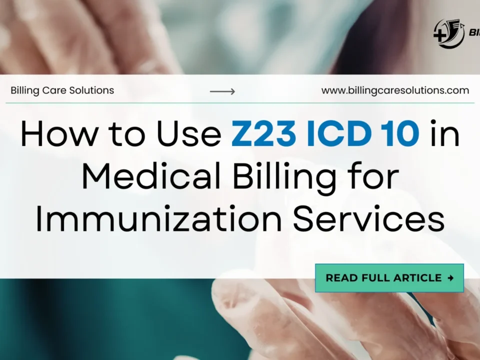 Expert Guide to Z23 ICD 10 | Billing Care Solutions