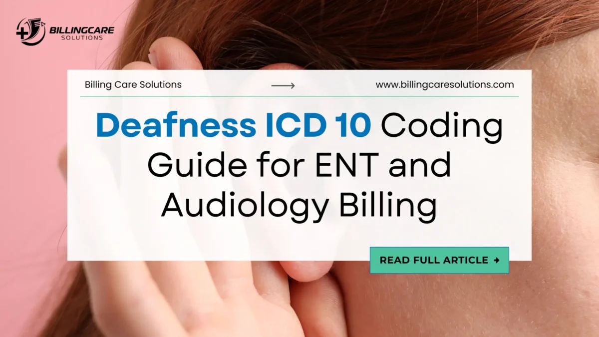 Deafness ICD 10 Coding Guide | Billing Care Solutions