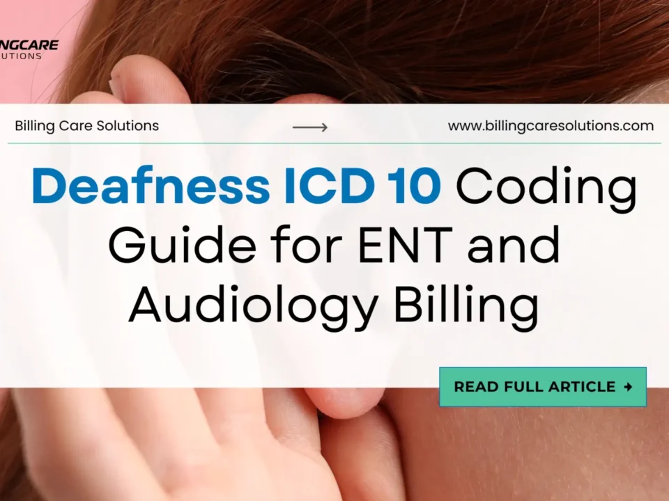 Deafness ICD 10 Coding Guide | Billing Care Solutions