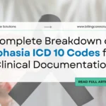 Expert Guide to Aphasia ICD 10 Codes | Billing Care Solutions