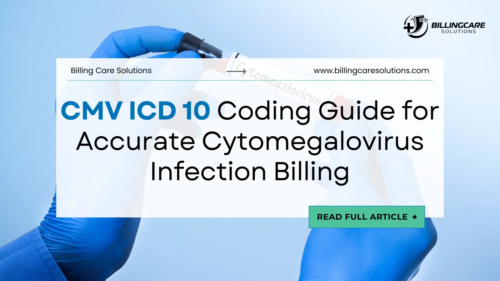CMV ICD 10 Expert Guide | Billing Care Solutions