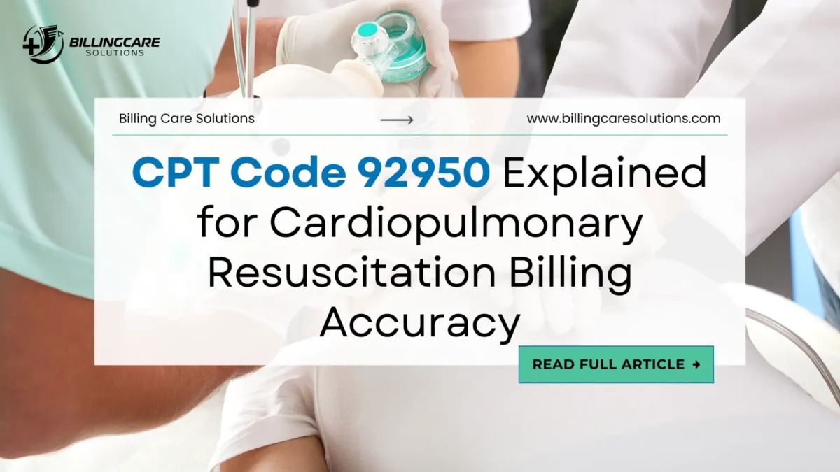 Guide to CPT Code 92950 | Billing Care Solutions