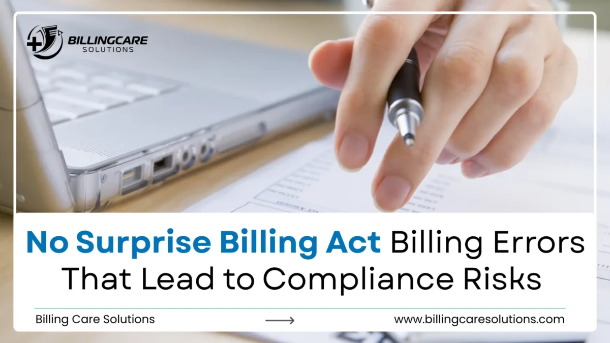 No Surprise Billing Act Guide | Billing Care Solutions