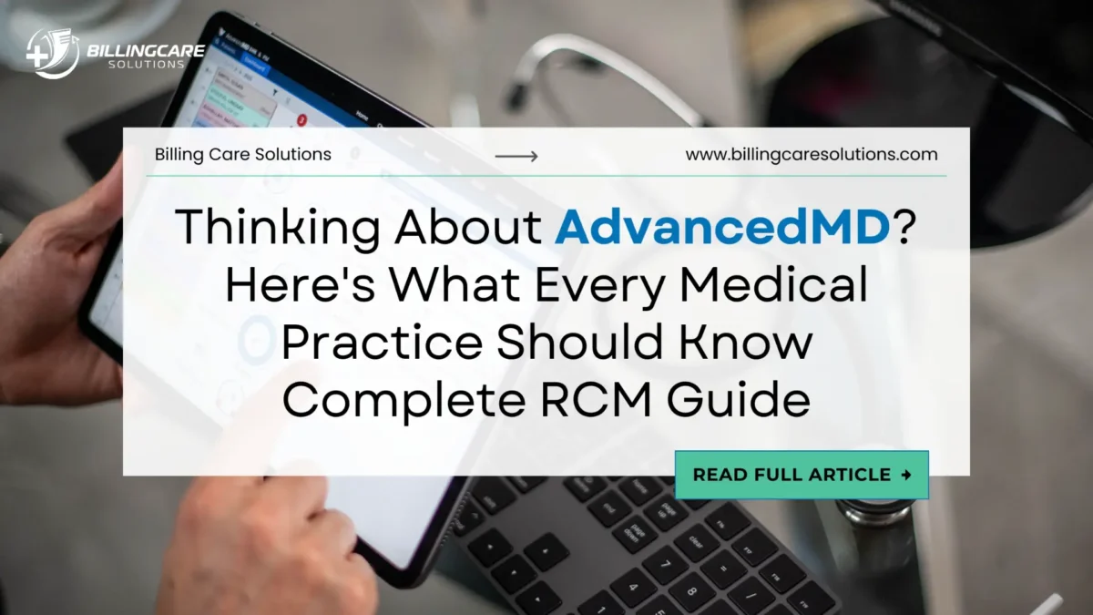 Expert AdvancedMD Cloud-Based EHR Software | Billing Care Solutions