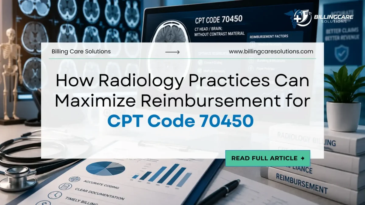 Expert CPT Code 70450 Billing | Billing Care Solutions