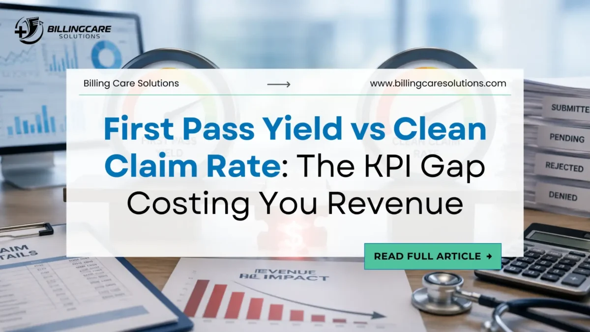 First Pass Yield vs Clean Claim Rate | Billing Care Solutions