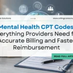 Mental Health CPT Codes | Billing Care Solutions