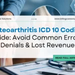 Osteoarthritis ICD 10 Codes | Billing Care Solutions