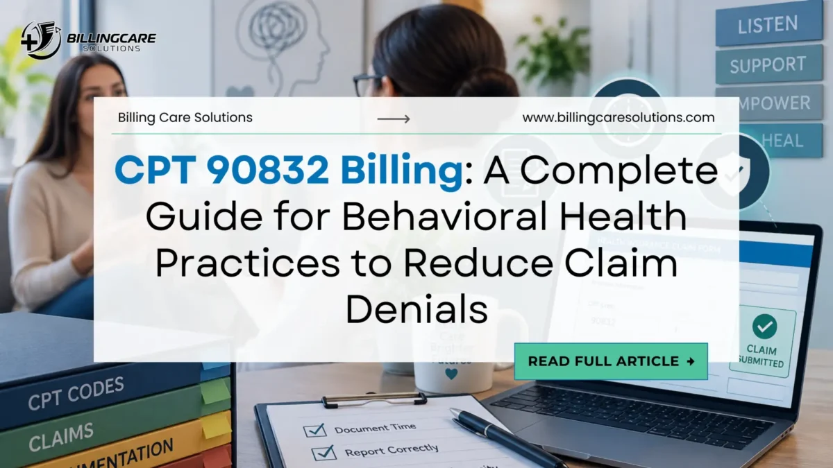 Complete 90832 CPT Code Billing Guide | Billing Care Solutions