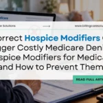 Hospice Modifiers for Medicare Claims and Billing