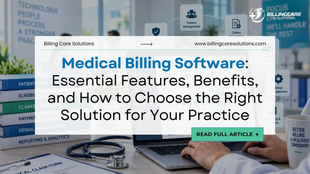 Medical Billing Software Guide | Billing Care Solutions
