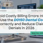 Essential d0150 Dental Code guide | Billing ACre Solutions