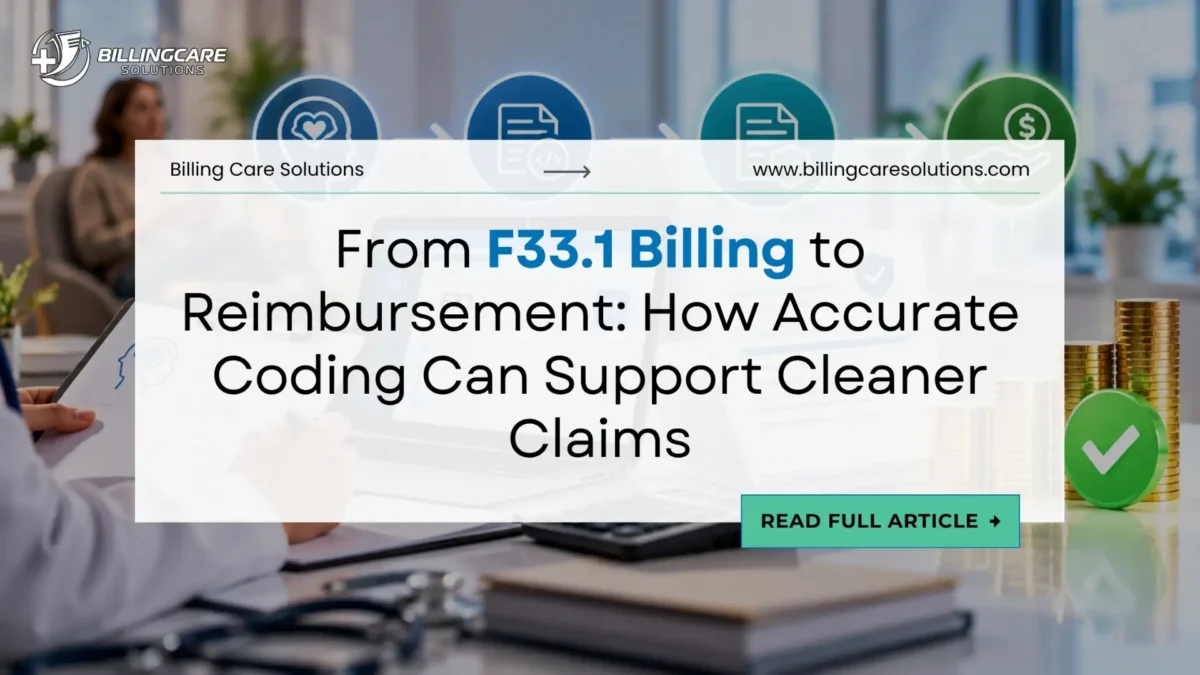 Expert F33.1 Coding Strategies | Billing Care Solutions